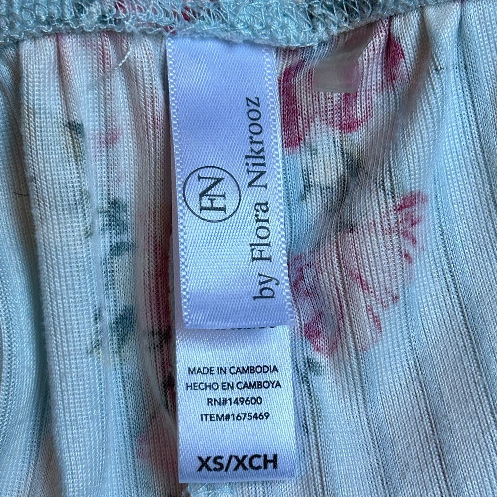 Flora Nikrooz 2-piece Ribbed Women’s Pajama Set - Picture 10 of 11